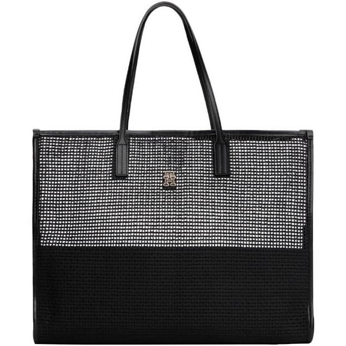 imageTommy Hilfiger Womens Woven Summer ToteBlack