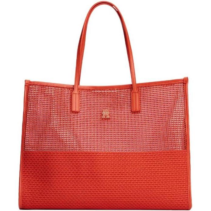 imageTommy Hilfiger Womens Woven Summer ToteRustic Clay