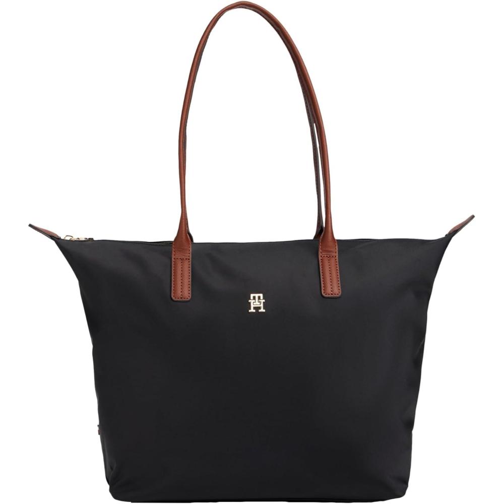 imageTommy Hilfiger womens Popette Large Tote Bag With ZipperBlack