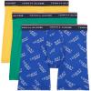 Green  Mazarine Blue Logo Print  Gold