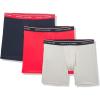 Grey Heather  Navy W/ Primary Red Waistband  Primary Red