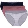 Quarter Feeder Stripe Heather Grey/Nostalgia Rose/Sky Captain