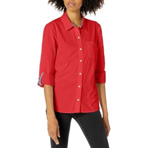Tommy Hilfiger Cornell Stripe Roll Tab(Scarlet)