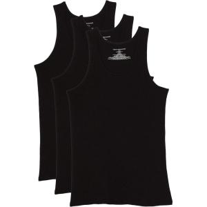 Tommy Hilfiger Men’s Cotton Classics 3-Pack A-Shirt(Black)