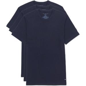 Tommy Hilfiger Men’s Cotton Classics Crewneck Undershirts 3-Pack(3 Navy)