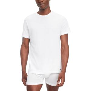 Tommy Hilfiger Men’s Cotton Classics Crewneck Undershirts 3-Pack(3 White)