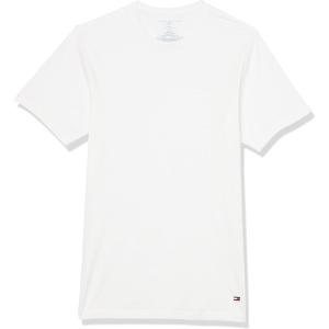 Tommy Hilfiger Men’s Cotton Classics Crewneck Undershirts 3-Pack(White – Slim Fit)