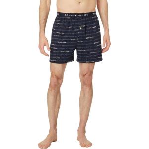 Tommy Hilfiger Men’s Knit Boxer(Desert Sky Logo Print)