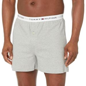 Tommy Hilfiger Men’s Knit Boxer(Gray Heather)