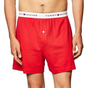 Tommy Hilfiger Men’s Knit Boxer(Mahogany)