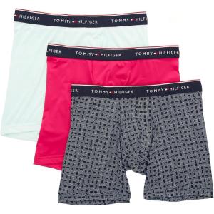 Tommy Hilfiger Men’s Micro Classics Boxer Brief 3-Pack(New Blue)