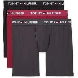 Tommy Hilfiger Men’s Micro Classics Boxer Brief 3-Pack(Sangria)