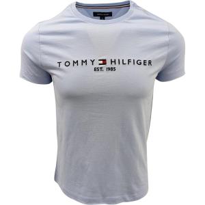 Tommy Hilfiger Men’s Modern Essentials Short Sleeve Crewneck Undershirt(Light Blue (1985))