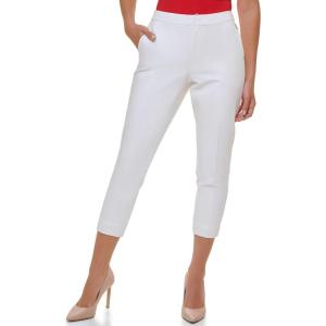 Tommy Hilfiger Solid Sutton Boot Leg Trousers(Ivory)