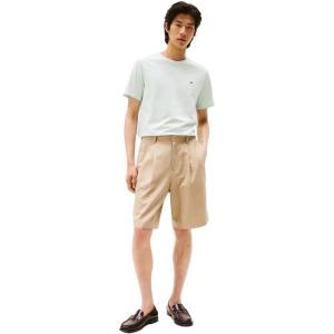 Tommy Hilfiger T-Shirt Mens Crew Neck Tee Classic Fit Short Sleeve Solid Shirt(Minty Essence)