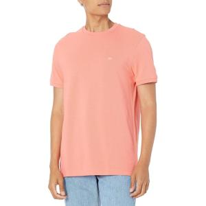 Tommy Hilfiger T-Shirt Mens Crew Neck Tee Classic Fit Short Sleeve Solid Shirt(Porcelain Rose)