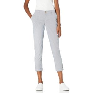 Tommy Hilfiger Womens Hampton High Rise Casual Chino Pants(Blue/White)