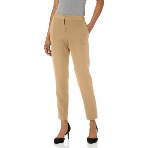 Tommy Hilfiger Womens High Rise Houndstooth Ankle Casual Trouser Pants(Tigers Eye)