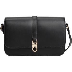 Tommy Hilfiger Womens Libre Flap Crossbody(Black)