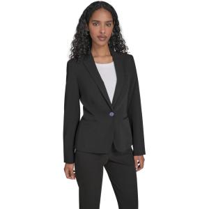 Tommy Hilfiger Women’s Single Button Business Blazer(Black)