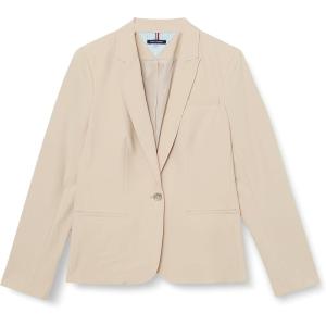 Tommy Hilfiger Women’s Single Button Business Blazer(Khaki)