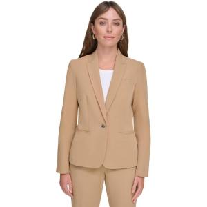 Tommy Hilfiger Women’s Single Button Business Blazer(Tigers Eye)