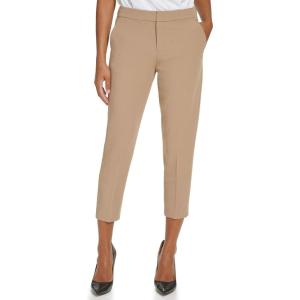 Tommy Hilfiger Womens Sloane Ankle Trouser Suit Pant(Mushroom)
