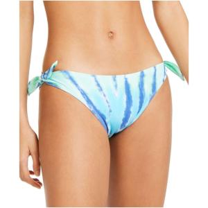 Tommy Hilfiger Womens Smocked Bikini Bottom(Green)