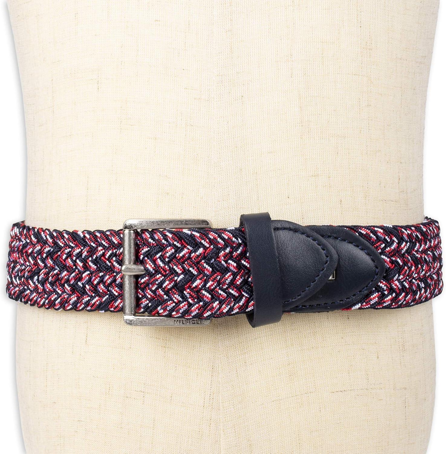 imageTommy Hilfiger Big Boys Casual Belt for Jeans Pants UniformMulti