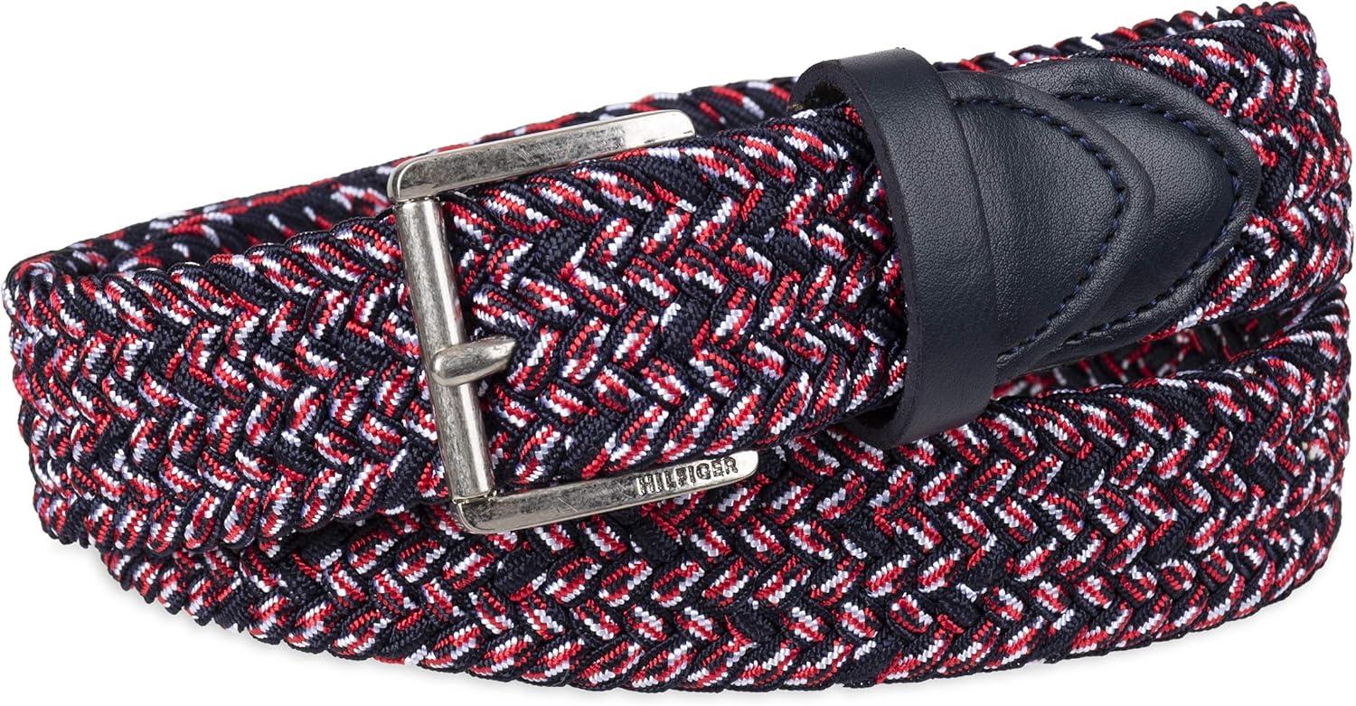 imageTommy Hilfiger Big Boys Casual Belt for Jeans Pants UniformMulti
