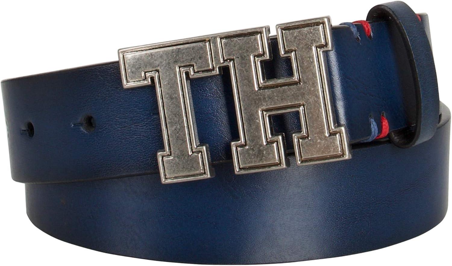 imageTommy Hilfiger Big Boys Casual Belt for Jeans Pants UniformNavy