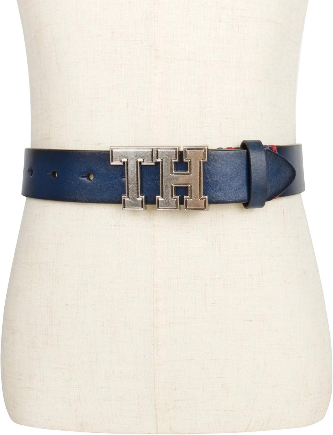 imageTommy Hilfiger Big Boys Casual Belt for Jeans Pants UniformNavy
