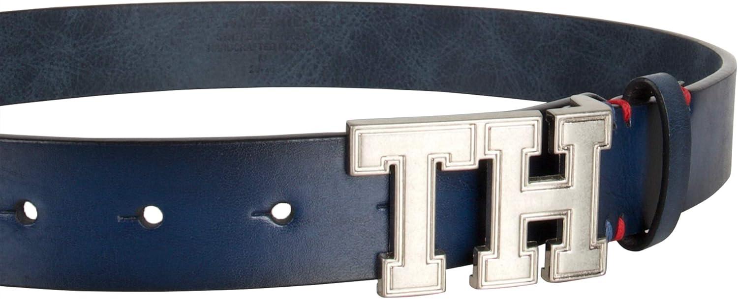 imageTommy Hilfiger Big Boys Casual Belt for Jeans Pants UniformNavy