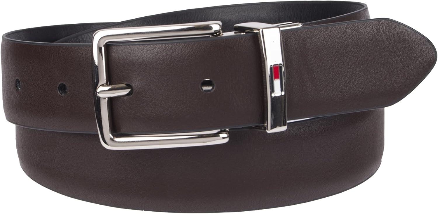 imageTommy Hilfiger Big Boys TwoinOne Reversible Dress BeltBlackBrown