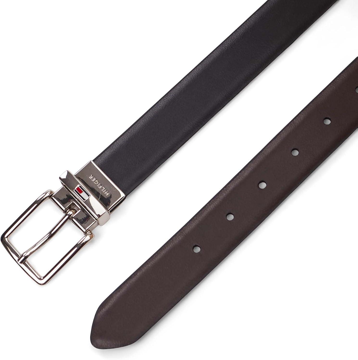 imageTommy Hilfiger Big Boys TwoinOne Reversible Dress BeltBlackBrown