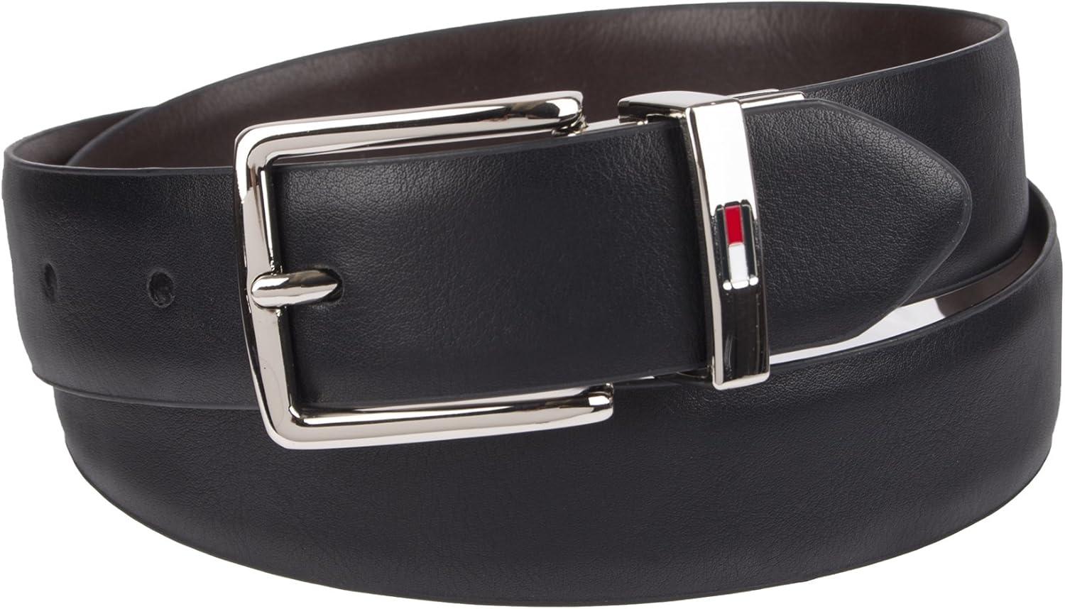 imageTommy Hilfiger Big Boys TwoinOne Reversible Dress BeltBlackBrown