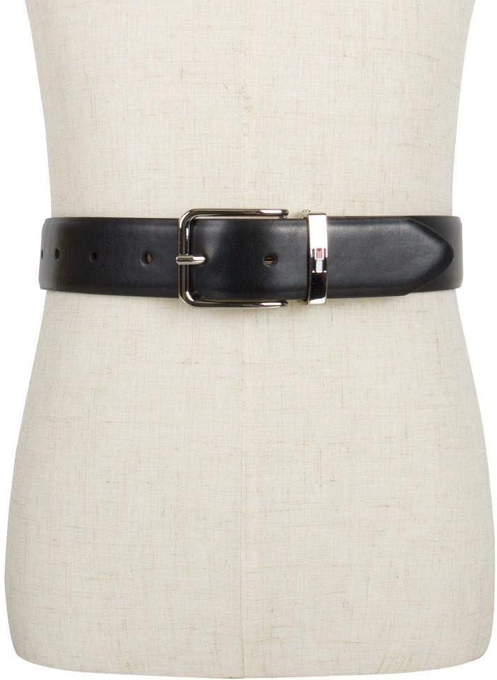 imageTommy Hilfiger Big Boys TwoinOne Reversible Dress BeltTanBlack Burnish