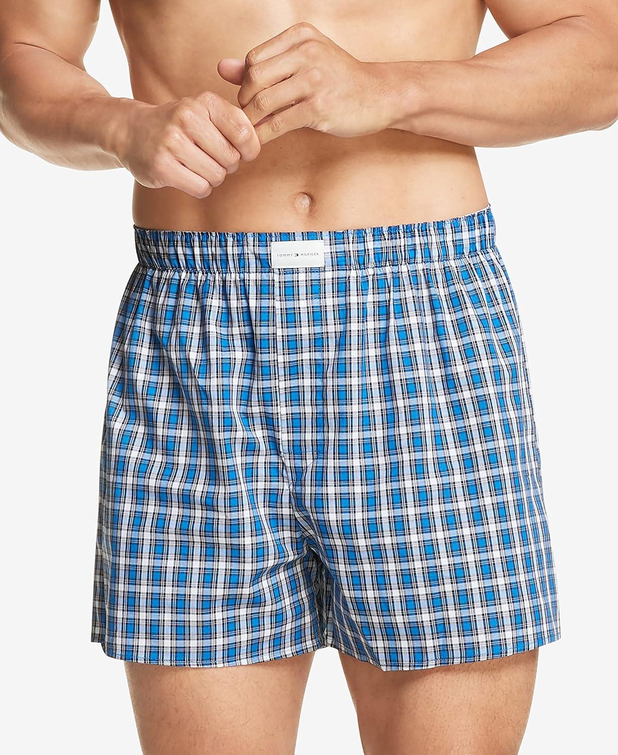 imageTommy Hilfiger Cotton Classics Woven Boxer 3PackParis Blue