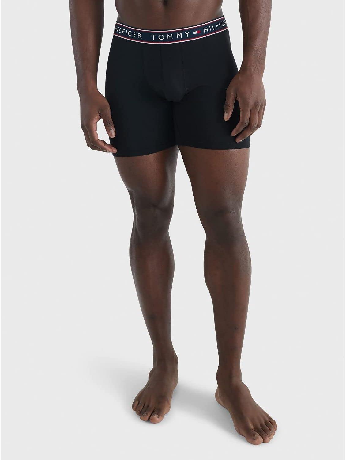 imageTommy Hilfiger Cotton Stretch Boxer Brief 3PackBlack