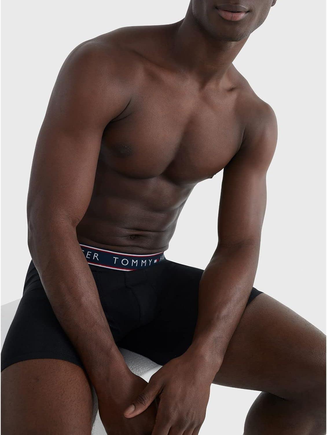 imageTommy Hilfiger Cotton Stretch Boxer Brief 3PackBlack