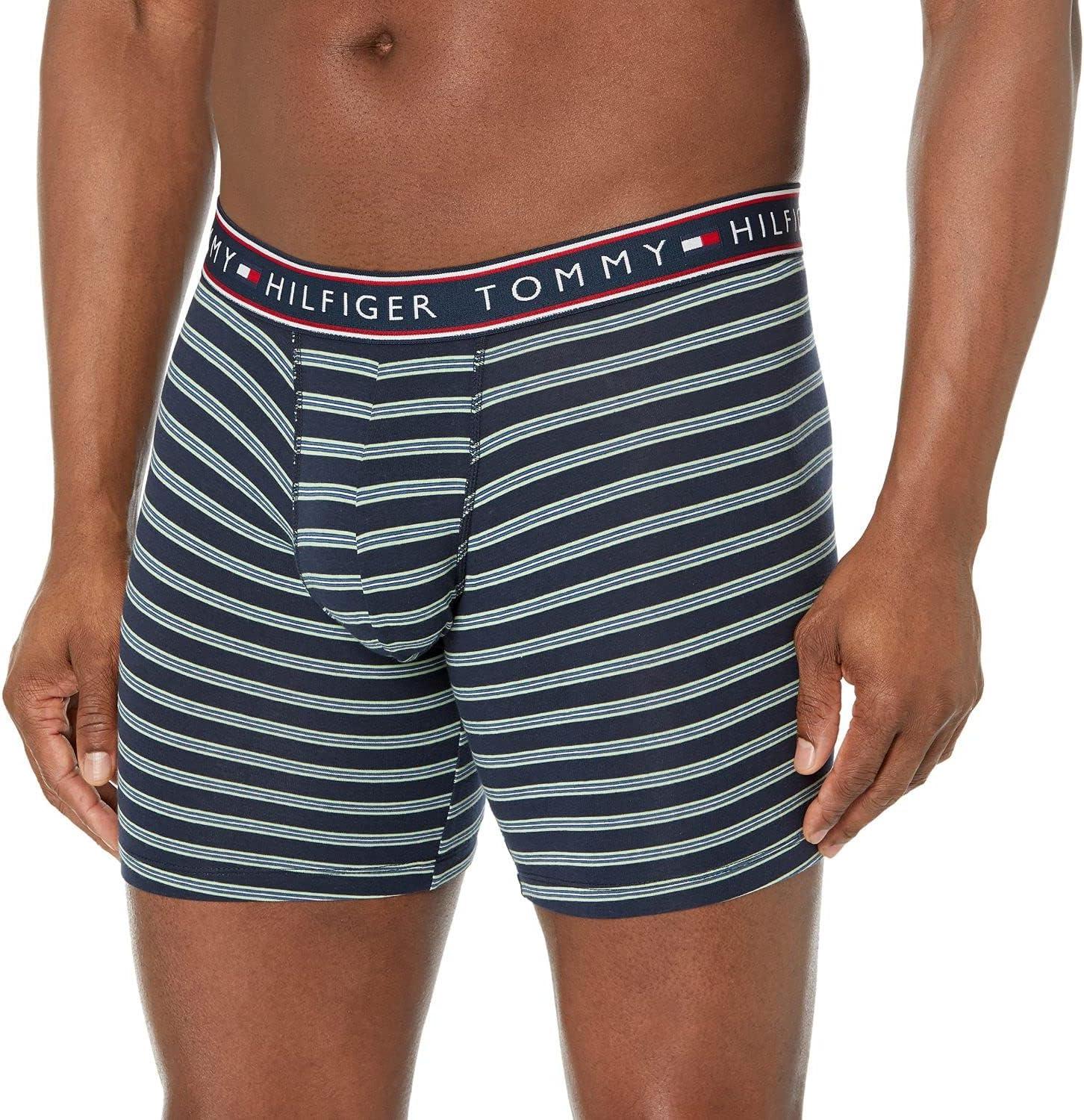 imageTommy Hilfiger Cotton Stretch Boxer Brief 3PackGreen Tea
