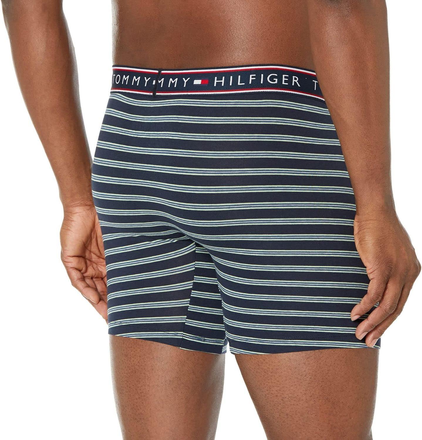 imageTommy Hilfiger Cotton Stretch Boxer Brief 3PackGreen Tea