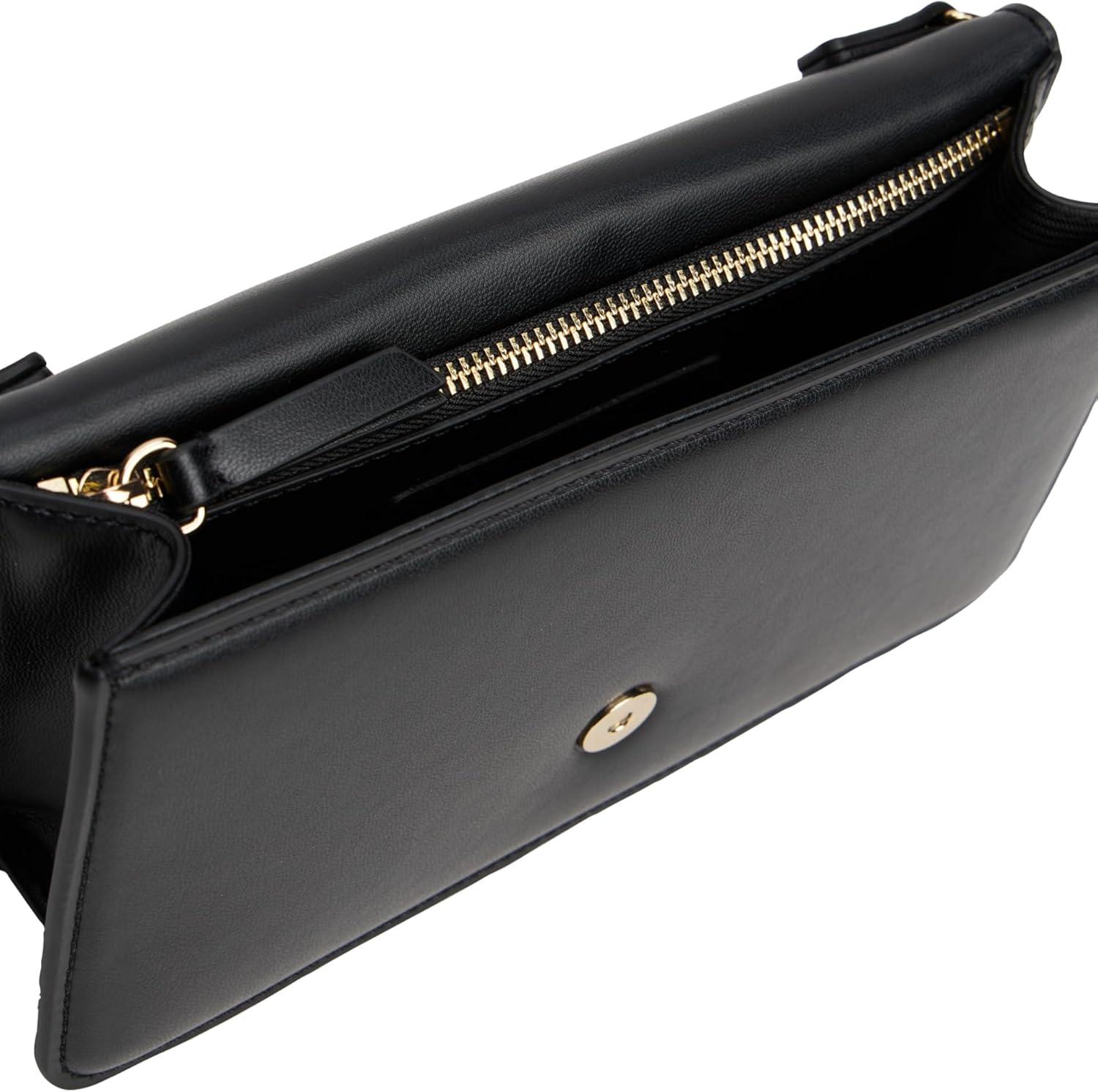 imageTommy Hilfiger Heritage Clutch with Wristlet and Removable Crossbody ChainBlack
