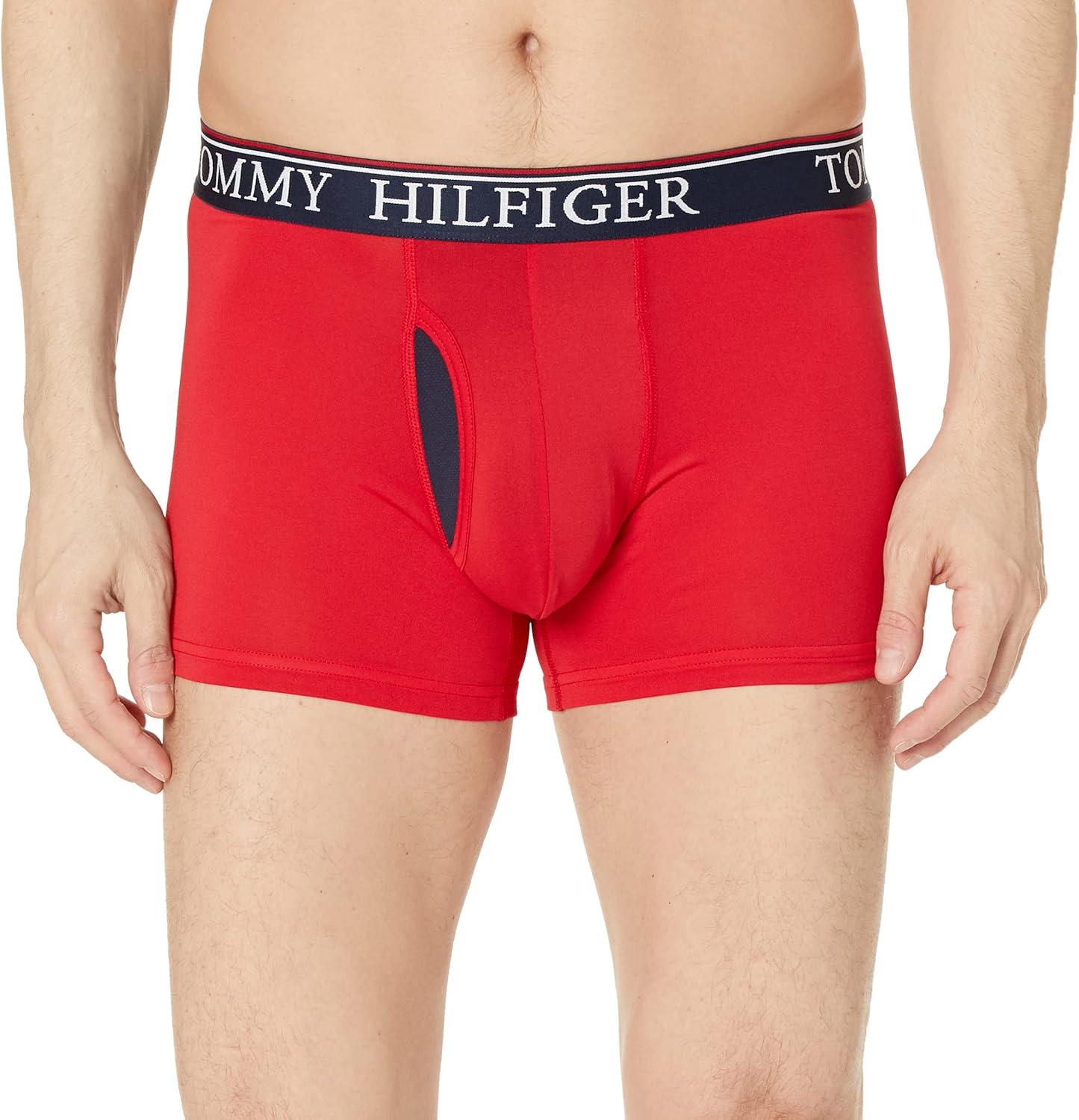 imageTommy Hilfiger Mens Cool Microfiber 3Pack TrunkMahogany