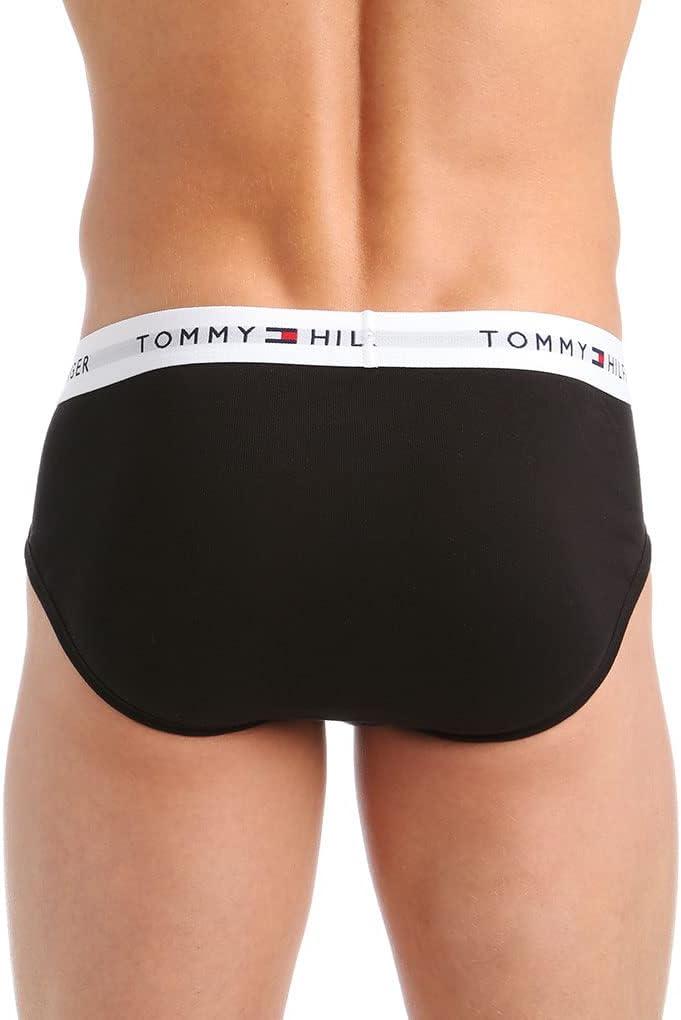 imageTommy Hilfiger Mens Cotton Classic 4Pack Brief2 Dark Blue 1 Red 1 White