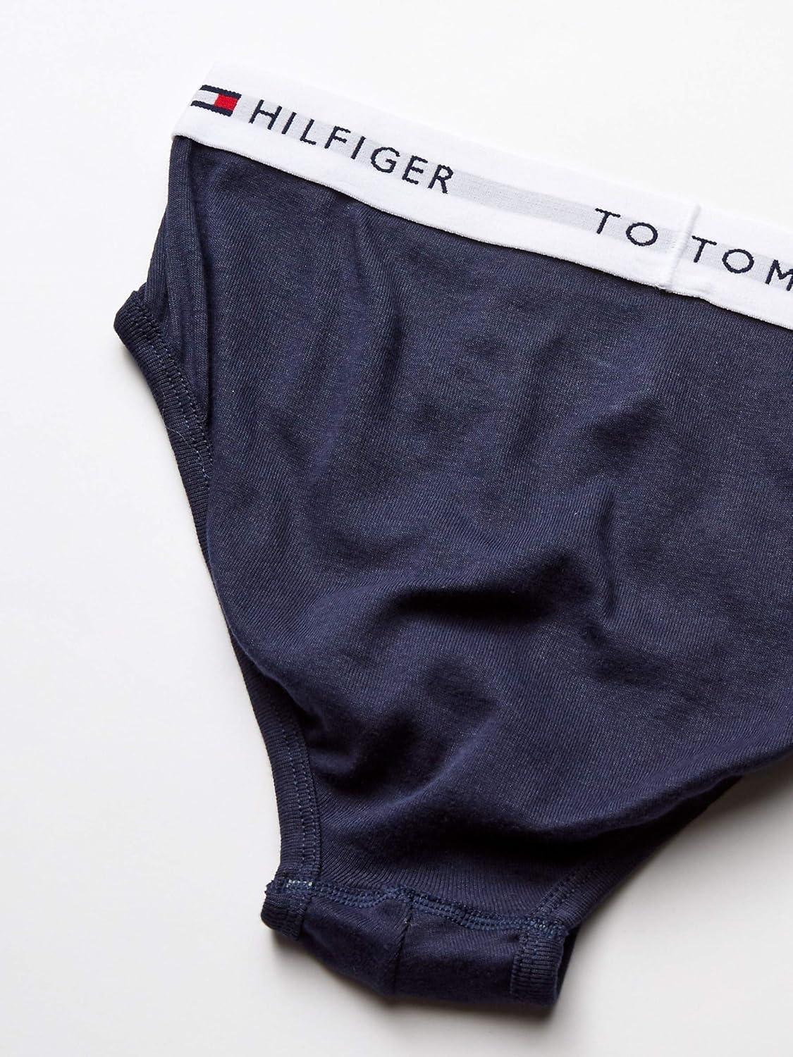 imageTommy Hilfiger Mens Cotton Classic 4Pack BriefSoft Blue