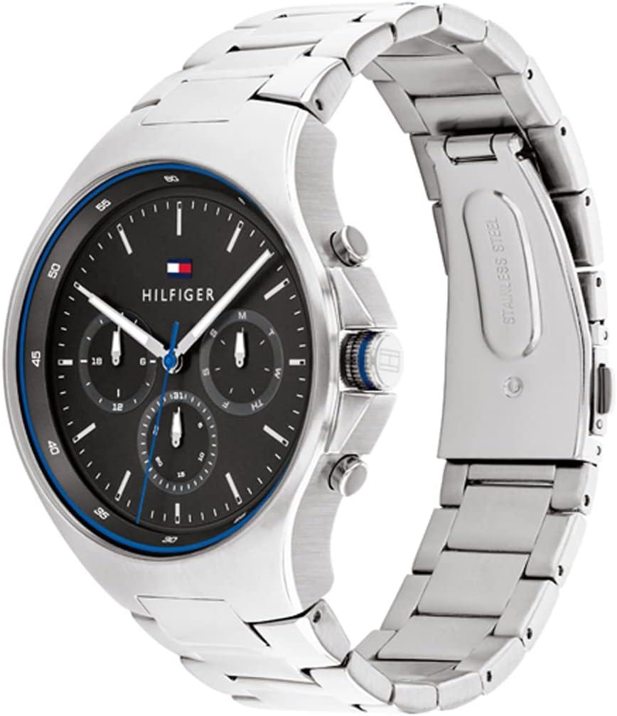 imageTommy Hilfiger Mens Fashionable Stainless Steel Quartz WatchesGrey