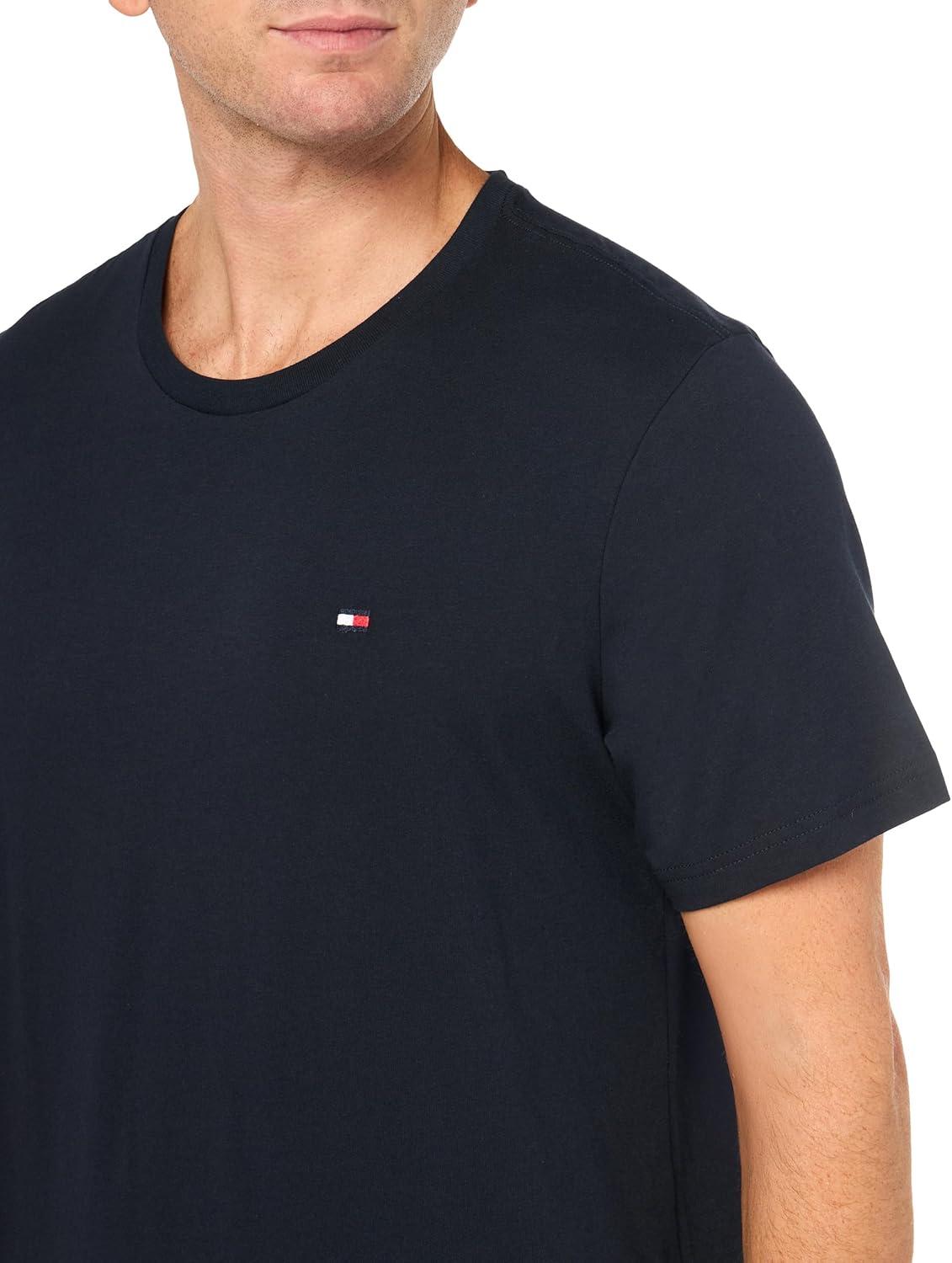 imageTommy Hilfiger Mens Poplin Sleep SetNavy Primary Red Micro Flag