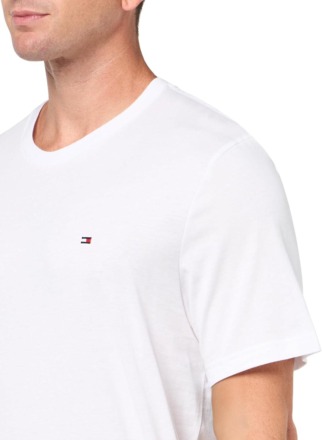 imageTommy Hilfiger Mens Poplin Sleep SetWhite Royalty Micro Flag
