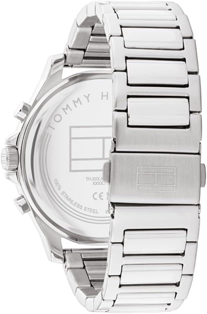imageTommy Hilfiger Mens Stainless Steel Quartz Watches Timekeeping with StyleBlueSilver